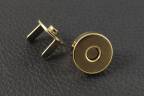 Magnetknopf - Magnetverschluss - 18 mm - Gold H4-169