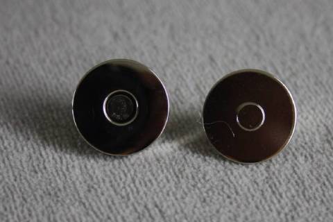 10 Magnetverschlüsse 18 mm Nickel H1-168 - Bild: A1