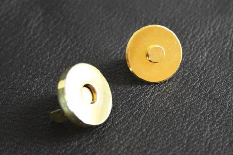 Magnetknopf - Magnetverschluss - 18 mm - Gold H4-169 - Bild: A3