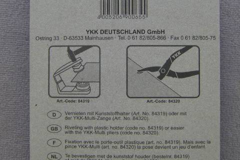 YKK Druckknöpfe 13 mm - Bild: A1